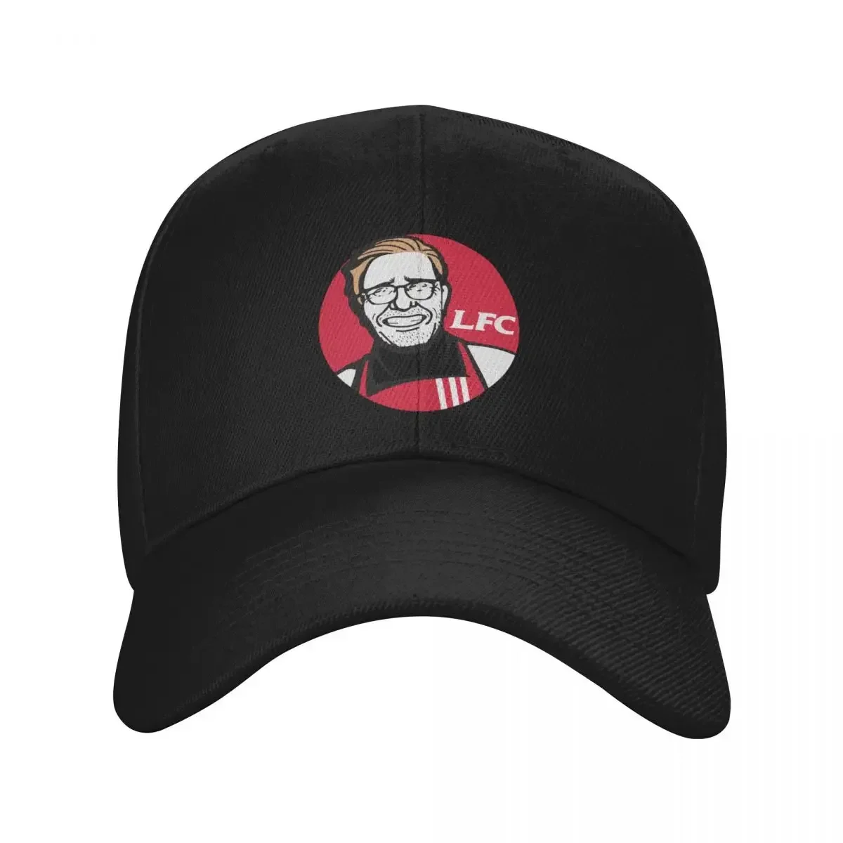 Streetwear Brand Red Logo - 赤いクロップのロゴが入った野球帽。高級ブランド。レイブパーティーに最適な帽子。ストリートファッションに合う、男女兼用。